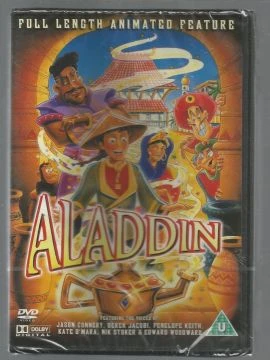 Tecknat Barn Svenska:Aladdin (1992 Bevanfield Films AB) VHSRIPPEN (Engelska) Hela Filmen (4K)